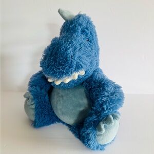 Warmies Blue T-Rex heatable lavender plush animal